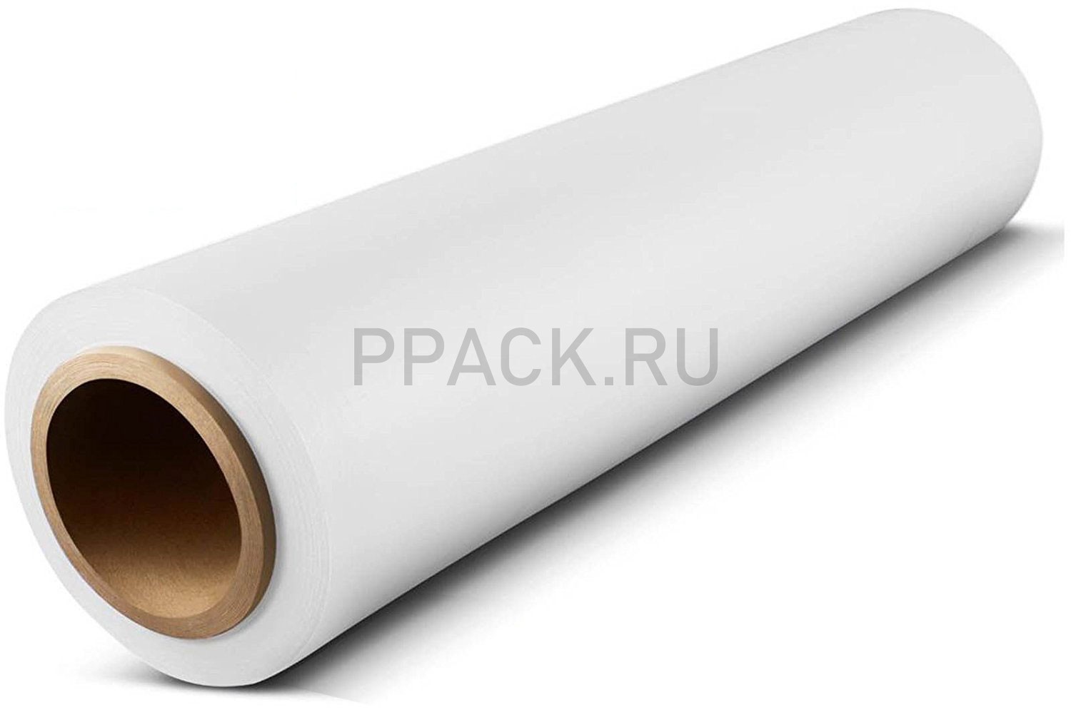 Стрейч пленка 500мм, 20мкм, белая, вес 1,4 кг (нетто 1,2 кг.)